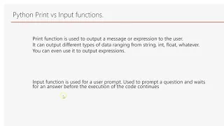 13 - Python Print and Input Functions