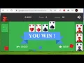 Google Solitaire Speedrun World Record Glitched Easy in 2 Seconds 0 02 WR