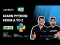LIVE DAY 01 - Learn Python from A to Z COMPLETE in 7