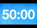 timer - 50 minute countdown with rain sounds