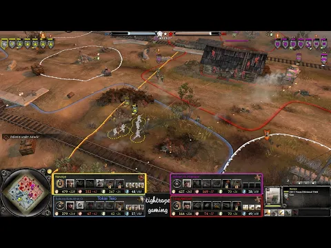 COH2 2v2 Novoye (SU) & Tokai Teio (US) vs William H. Harrison (OH) & TeddyMcFluff (OH)