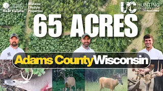 65 Acres of Turnkey Wisconsin Hunting Land for Sale | Food Plots & Big Bucks Near Castle Rock Lake