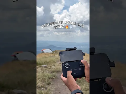 Será que o freio do DJI Mini 4K tá em dia?🤔🚁 #Shorts