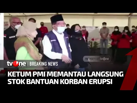 Jusuf Kalla Pantau Stok Bantuan PMI Untuk Korban Erupsi