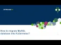 How to migrate MySQL database into Kubernetes
