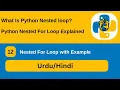 Python Nested For Loops Tutorial Explained with Examples