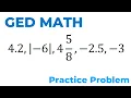 GED Math Basics - Don t Get These Problems WRONG Least to Greatest