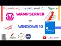 How to Download Install and Configure WAMP Server on Windows 10 Complete Setup Virtual Host