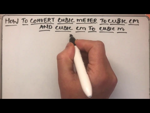Download MP3 HOW TO CONVERT CUBIC METER TO CUBIC CENTIMETER AND CUBIC CENTIMETER TO CUBIC METER