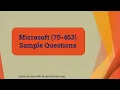 latest Implementing a Data Warehouse with Microsoft SQL Server 70-463 Certification Exam