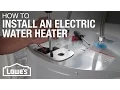 Electric Water Heater Installation