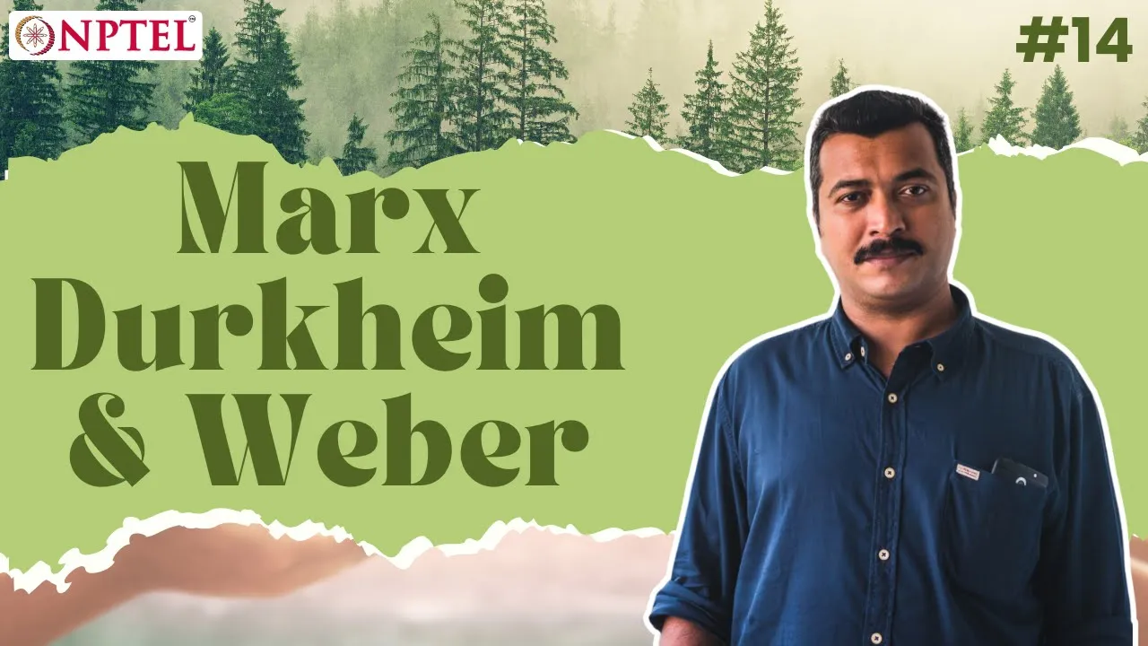 #14 Marx Durkheim & Weber | Classical Sociological Theory