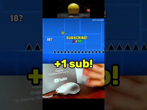 Verity Disstrack VS Massive 18 Spike Jump in Geometry Dash! #shorts
