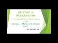 C Object Oriented Programming OOP Part-5 Inheritance - Multilevel Multiple