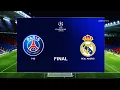 PES 2020 - PSG vs Real Madrid - UEFA Champions League Final UCL - Gameplay 2020/2021 Season