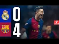 REAL MADRID 0 vs 4 FC BARCELONA EL CLASICO LALIGA MD11