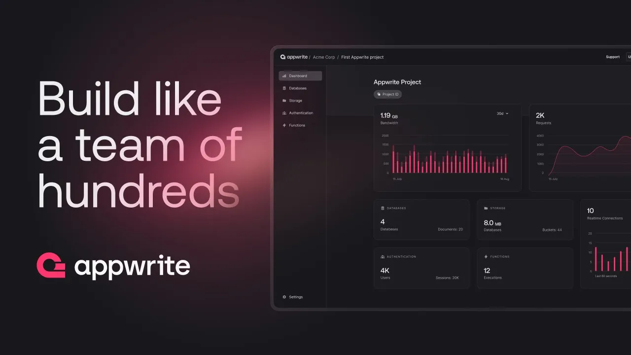 Appwrite Cloud Promotional animated video