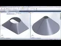 SolidWorks Lofted Bend Tutorial SolidWorks Sheet Metal Cone Tutorial Sheet Metal Transitions