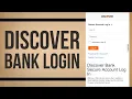 How to Login Discover Bank Account Online discoverbank com Login 2021
