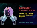 Create Edit Compile Link Execute a C Program 2nd Year Computer Long Question ICS FA