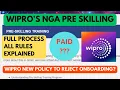 Wipro s NGA Training Full hiring process Training mail