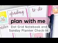 Plan With Me Work Dot Grid Notebook