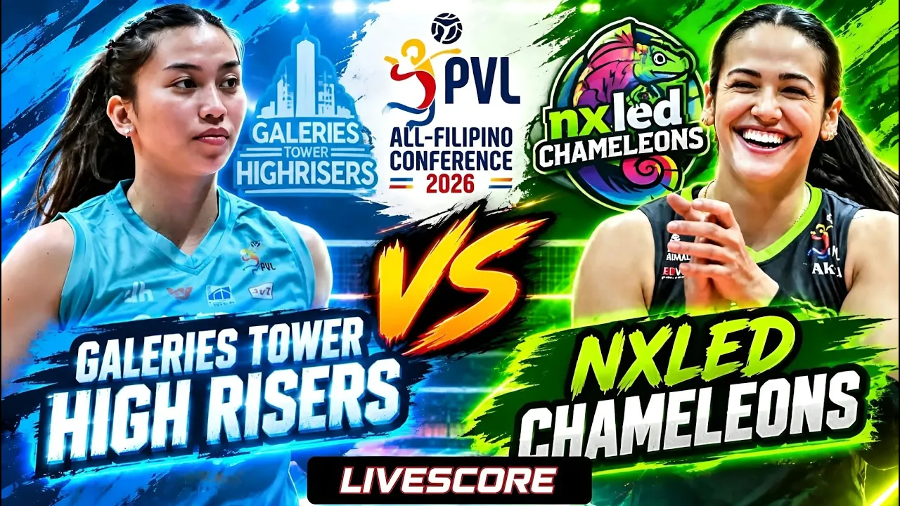 NXLED vs GALERIES TOWER | PVL All-Filipino Conference 2026 | LIVE Score Update