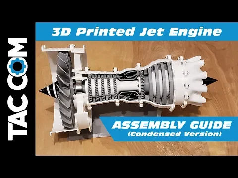 Download MP3 3D Printed Jet Engine Assembly Guide - Condensed Version