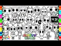 DANDY s WORLD Roblox New Coloring Pages How To Color ALL Characters NCS Music