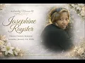 Mrs Josephine D Royster Home Going Service Saturday January 24 2026 11 00am