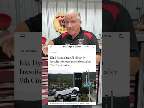 Kia & Hyundai Are Being Sued For Over $1 Billion! #shorts