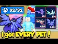 I Hatched EVERY PET In Clicker Simulator X