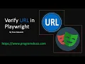 Playwright Check URL