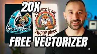 Vectorize 20 Ai Images in 30 Seconds for FREE