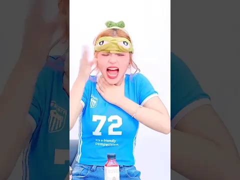 Never trust your opponent in a blindfold challenge! 🙈 🧪 😆 #taihoa #funny #shorts