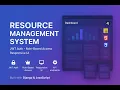 Full-Stack Django Resource Management System JWT Auth Role-Based Access Control Modern UI