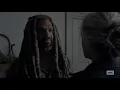The Walking Dead 10x11 Ezekiel Carol Kiss Season 10 Episode 11 Morning star