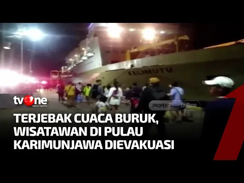 Ratusan Wisatawan Terjebak di Pulau Karimunjawa Berhasil Dievakuasi