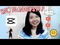 How to add GIFS or STICKERS on Capcut using Chroma Key Best Mobile Vlog Editor