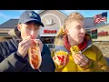 Two Brits try the best Gas Station food in America