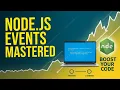 Node js Events EventEmitter Explained Create Emit Listen to Events