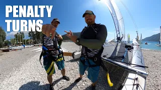 Penalty turns training Tornado Catamaran