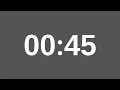 45 Second Timer - 45 Second Countdown