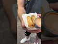 The legendary Cheeseburger Spring Rolls in Magic Kingdom and YES they re delicious