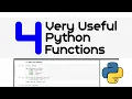 4 Python Functions That Makes Your Life Easier