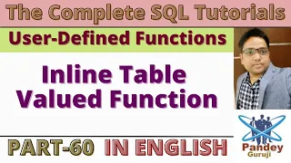 60 Inline Table Valued Function - User Defined Function In SQL Server