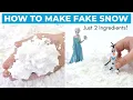 How to Make Fake Snow in 5 Minutes Just 2 EASY Ingredients