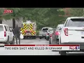 Two men shot and killed in Graham