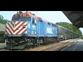 UP-N Metra Trains in Kenilworth IL