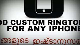 Add custom ringtones in iphone without ITUNE and jailbreak Malayalam